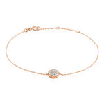 Bracelet Anne-laure Or Rose Diamant - Bracelets Femme | Histoire d&rsquo;Or