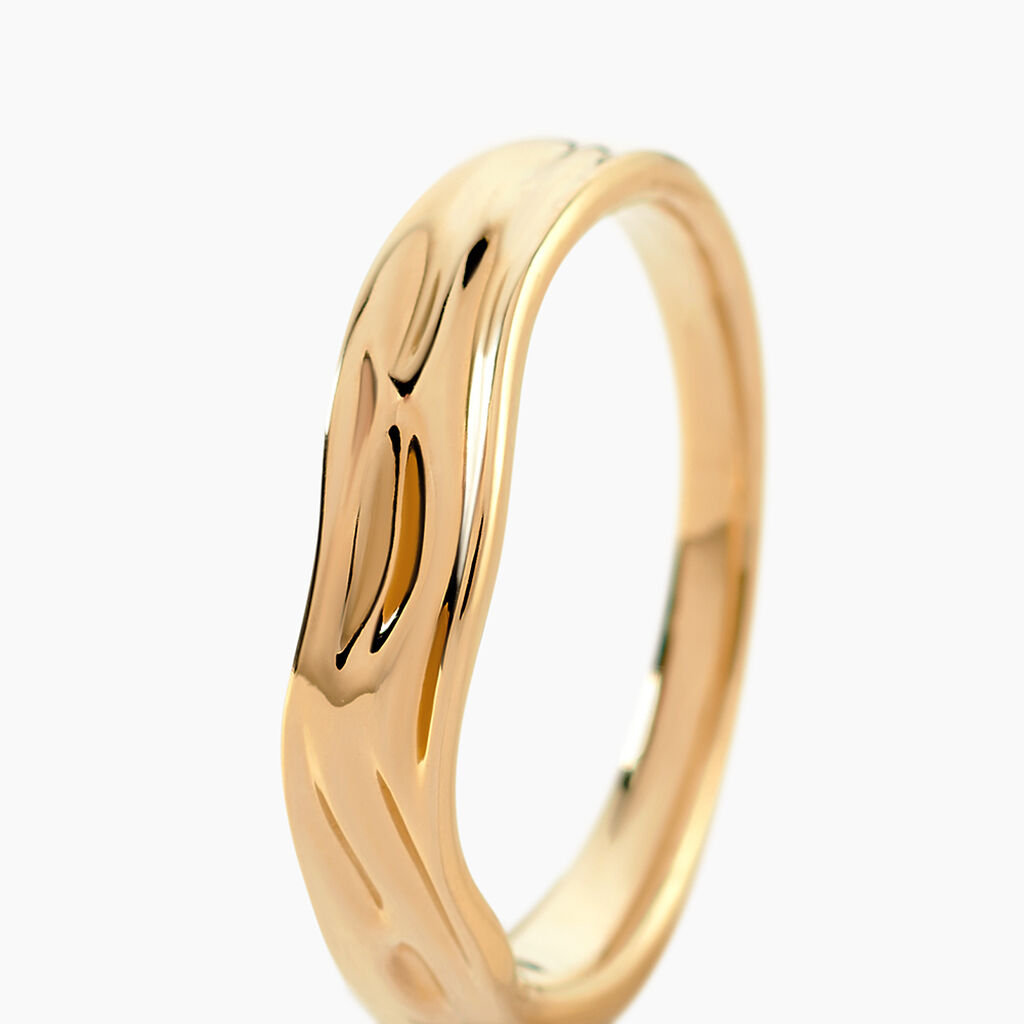 Bague Oree Plaqu&eacute; Or Jaune - Bagues fantaisie Femme | Histoire d&rsquo;Or