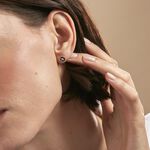 Boucles D'oreilles Puces Talisman Or Jaune Lapis Lazuli Diamant - Clous d'oreilles Femme | Histoire d&rsquo;Or