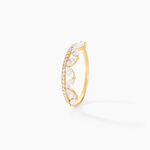 Bague Marquise Or Jaune Oxyde De Zirconium - Bagues avec pierre Femme | Histoire d&rsquo;Or