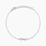 Bracelet Maurine Argent Blanc Oxyde De Zirconium - Bracelets Femme | Histoire d&rsquo;Or