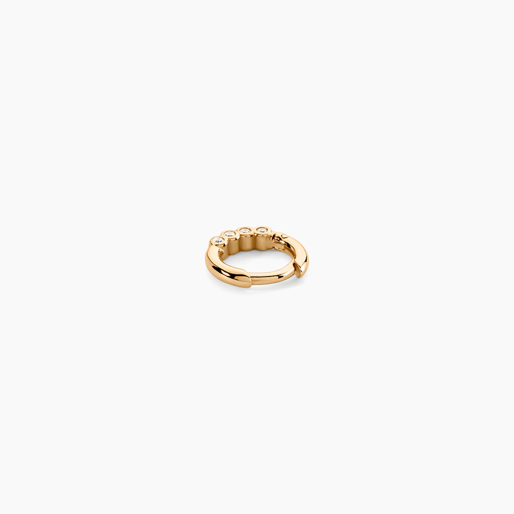 Piercing Lexia Plaqu&eacute; Or Jaune Oxyde De Zirconium - Piercings d'oreilles Femme | Histoire d&rsquo;Or