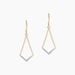 Boucles D'Oreilles Pendantes Italus Or Jaune Diamant - Boucles d'oreilles pendantes Femme | Histoire d&rsquo;Or