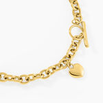 Collier Bixenta Acier Jaune - F&ecirc;te des m&egrave;res Femme | Histoire d&rsquo;Or