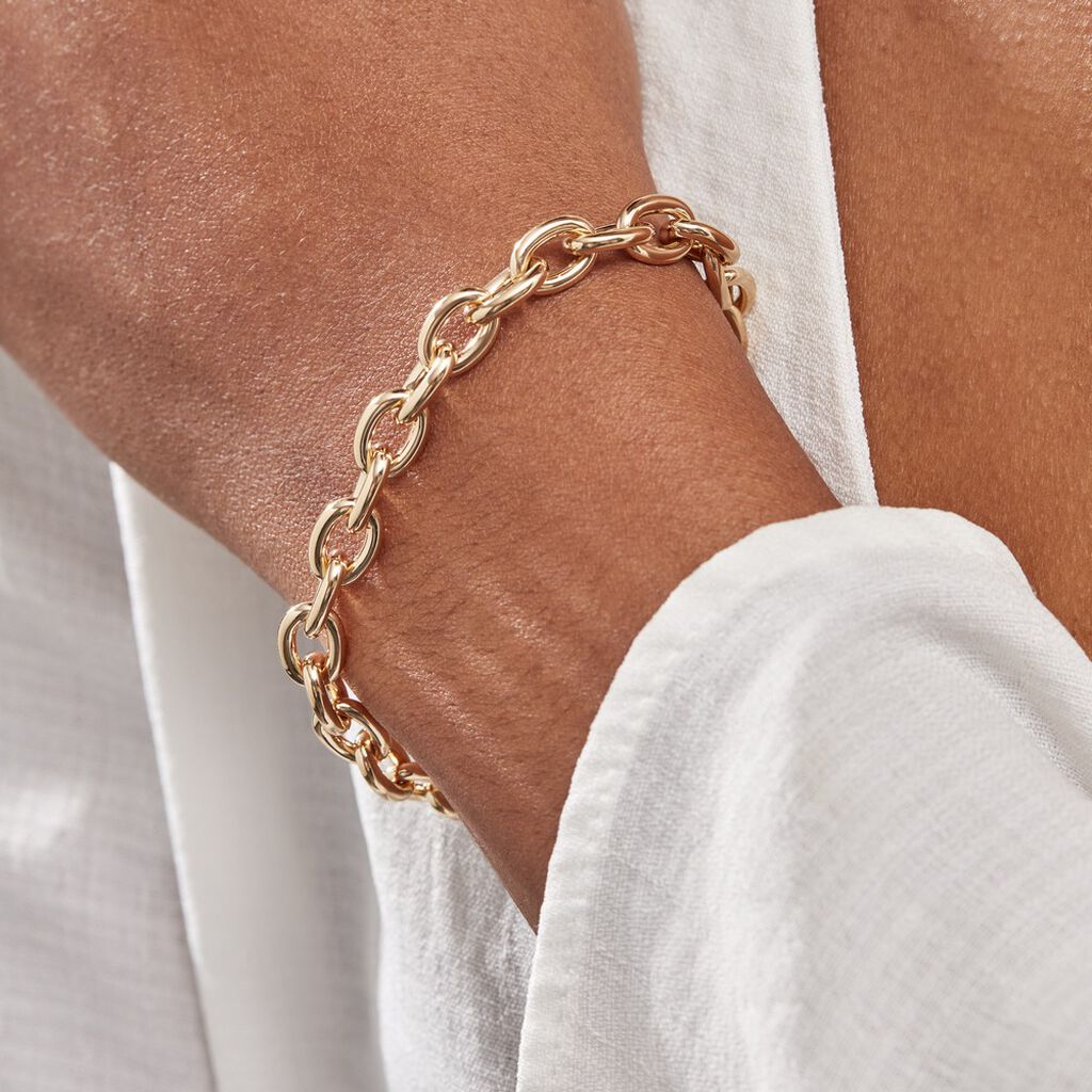 Bracelet Plaqué Or Laodamie - Bracelets chaîne Femme | Histoire d’Or