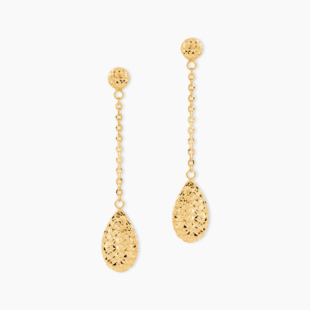 Boucles D'Oreilles Pendantes Heaven Or Jaune - Boucles d'oreilles pendantes Femme | Histoire d&rsquo;Or