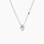 Collier Symbolique Argent Blanc Oxyde De Zirconium - Colliers fantaisie Femme | Histoire d&rsquo;Or