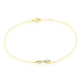 Bracelet Melina Or Jaune Diamant - Bracelets Infini Femme | Histoire d’Or