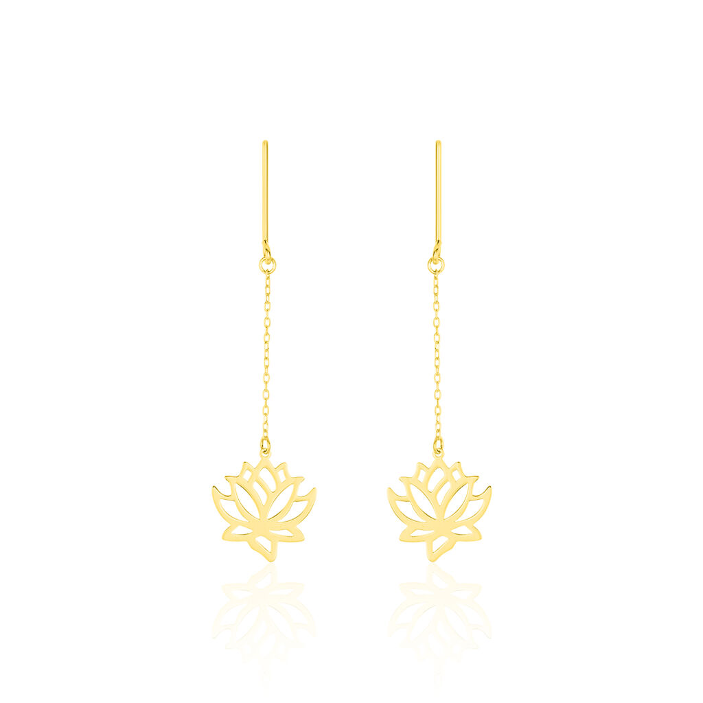 Boucles D'oreilles Pendantes Nevia Or Jaune - Boucles d'oreilles pendantes Femme | Histoire d’Or