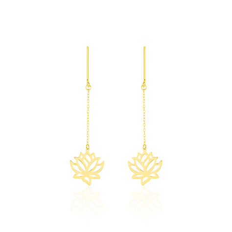 Boucles D'oreilles Pendantes Nevia Or Jaune - Boucles d'oreilles pendantes Femme | Histoire d’Or