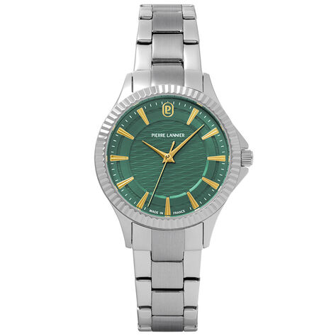 Montre Pierre Lannier Metropolitain Vert - Montres Femme | Histoire d’Or