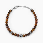 Bracelet Labhras Acier Blanc - Bracelets Homme | Histoire d&rsquo;Or