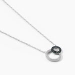Collier Diana Argent Blanc Oxyde De Zirconium - Colliers fantaisie Femme | Histoire d&rsquo;Or