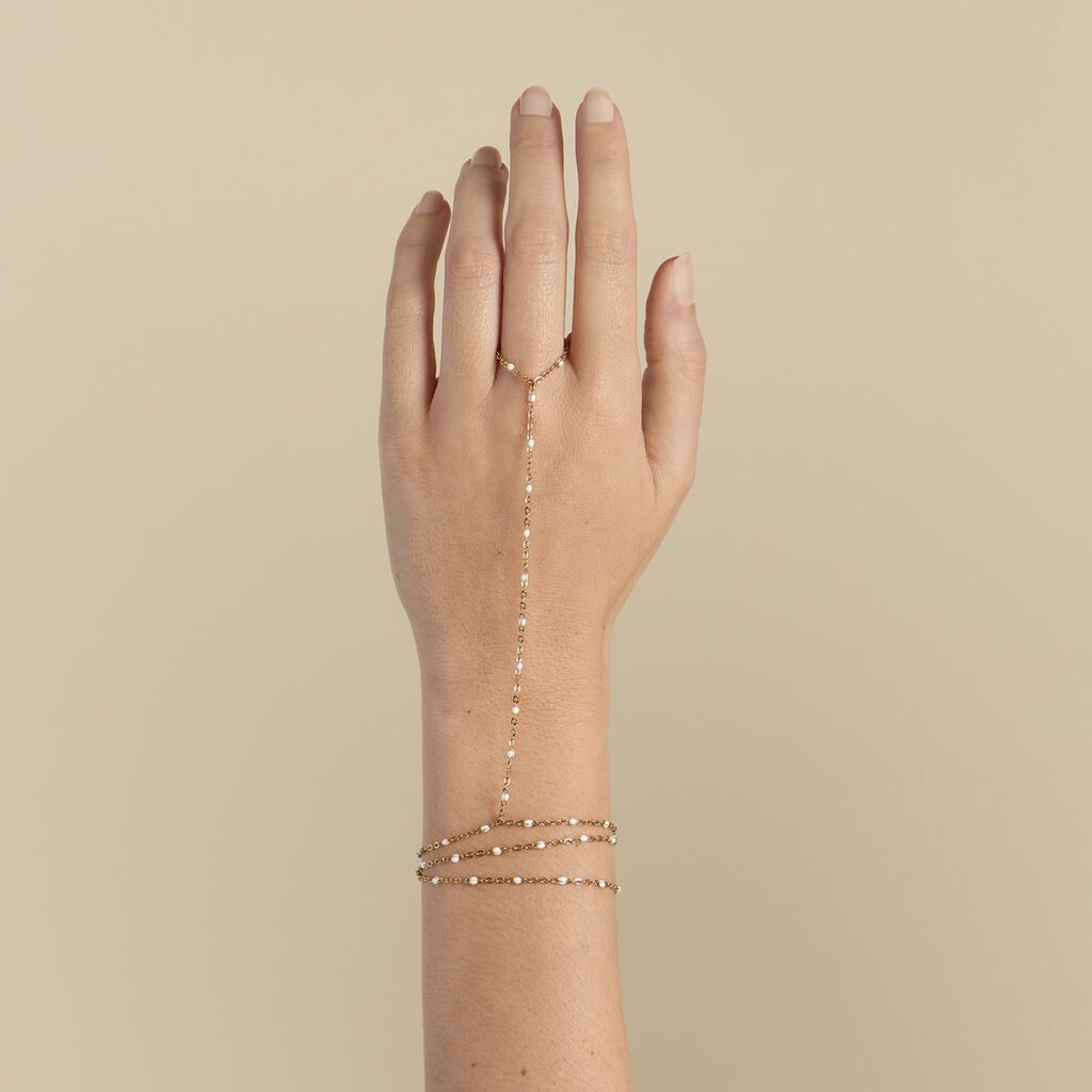 Bijou De Main Persia Acier Jaune - Bracelets Femme | Histoire d’Or