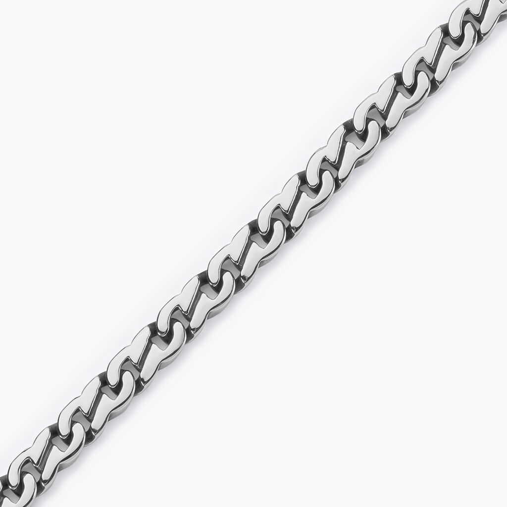 Bracelet Jourdan Rex Acier Argenté - Nouveautés bijoux Homme | Histoire d’Or
