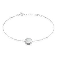 Bracelet Zea Argent Blanc Nacre
