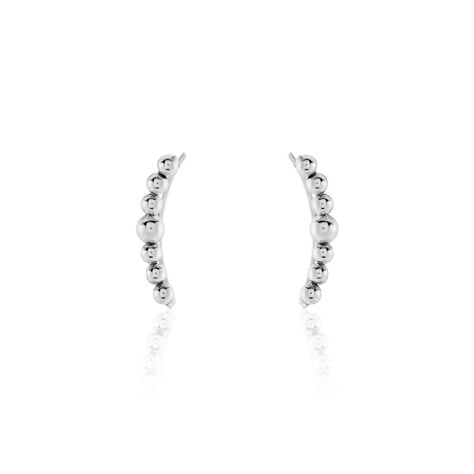 Boucles D'oreilles Grimpantes Argent Flamell - Boucles d'oreilles fantaisie Femme | Histoire d’Or