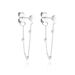 Boucles D'oreilles Pendantes Polka Argent Blanc - Boucles d'oreilles fantaisie Femme | Histoire d’Or