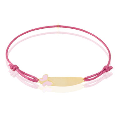 Bracelet Identité Helee Papillon Or Jaune Bracelet Identité Helee Papillon Or Jaune