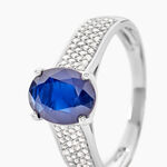 Bague Crista Or Blanc Saphir Et Diamant - Bagues solitaires Femme | Histoire d&rsquo;Or