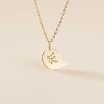 Pendentif Or Jaune Astraea Oxyde De Zirconium - Pendentifs Zodiaque Femme | Histoire d&rsquo;Or