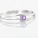 Bague Veroucha Or Blanc Amethyste - Bagues solitaires Femme | Histoire d’Or