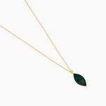 Collier Elisud Or Dor&eacute; Malachite - Colliers Femme | Histoire d&rsquo;Or