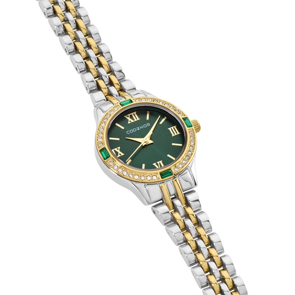 Montre Codhor Sam Vert - F&ecirc;te des m&egrave;res Femme | Histoire d&rsquo;Or
