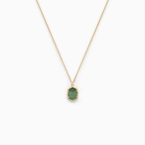 Collier Mirage Or Jaune Aventurine - Colliers Femme | Histoire d’Or