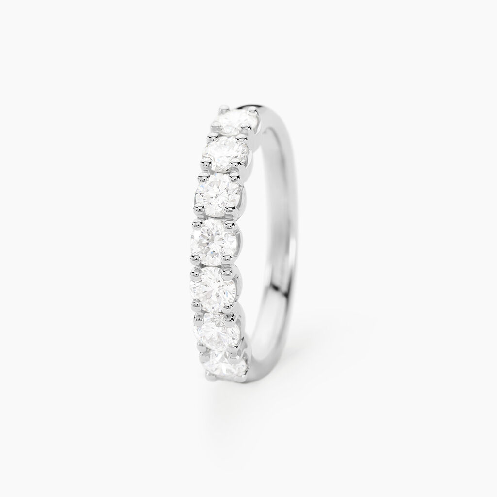 Alliance Hera Or Blanc Diamant - Alliances Femme | Histoire d’Or