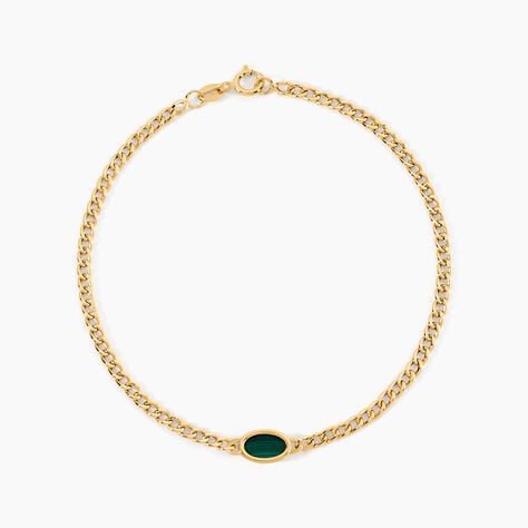 Bracelet Chao Or Jaune Malachite - F&ecirc;te des m&egrave;res Femme | Histoire d&rsquo;Or