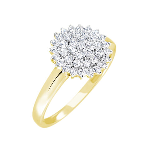 Bague Mireya Or Jaune Oxydes - Bagues avec pierre Femme | Histoire d’Or
