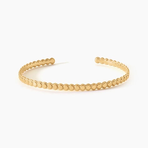 Bracelet Jonc Fedelina Argent Dor&eacute; A L'Or 750/1000 - Bracelets joncs Femme | Histoire d&rsquo;Or
