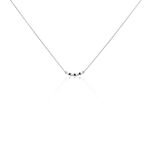 Collier Adriana Argent Blanc Oxyde De Zirconium - Colliers fantaisie Femme | Histoire d&rsquo;Or