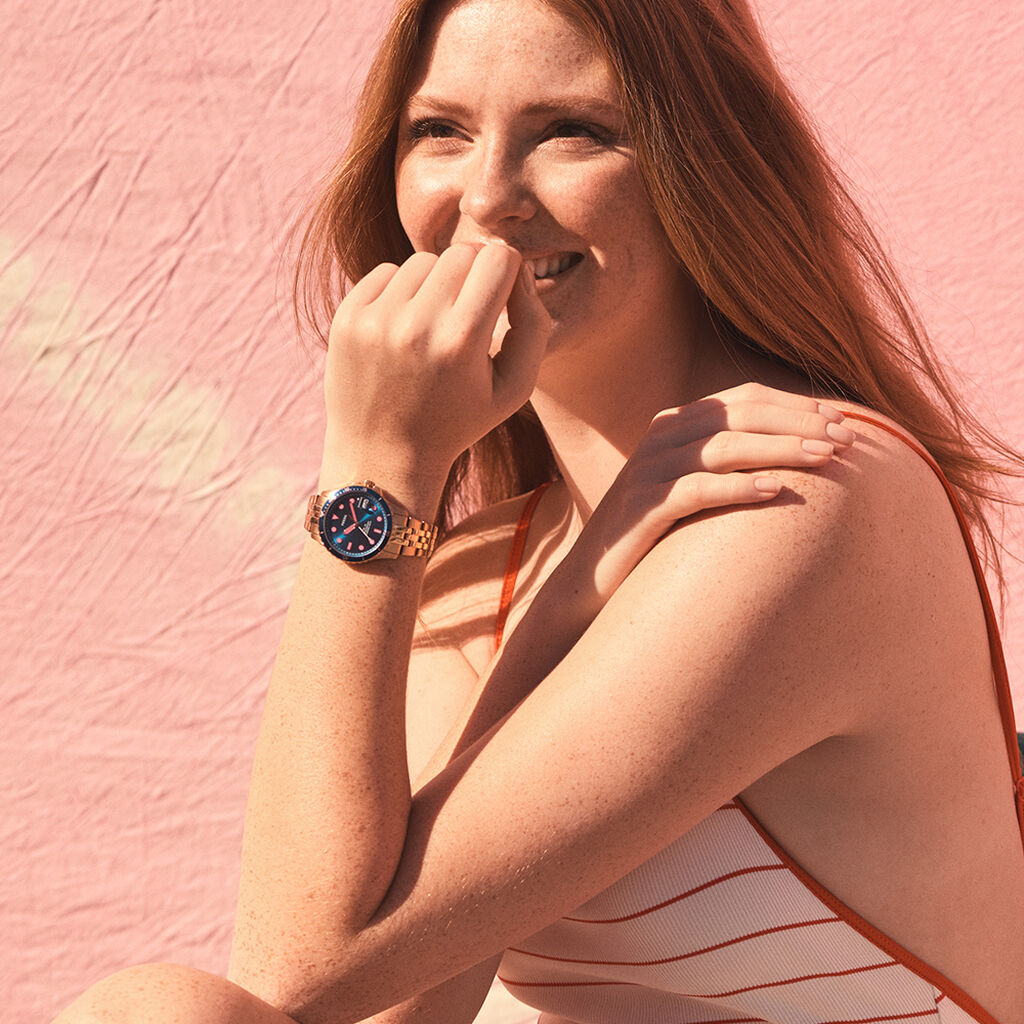 Montre Fossil Fb 01- Bleu - Montres  | Histoire d’Or