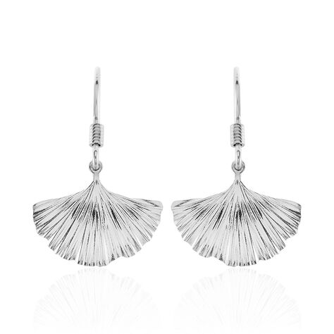 Boucles D'oreilles Pendantes Sahana Argent Blanc - Boucles d'oreilles fantaisie Femme | Histoire d’Or