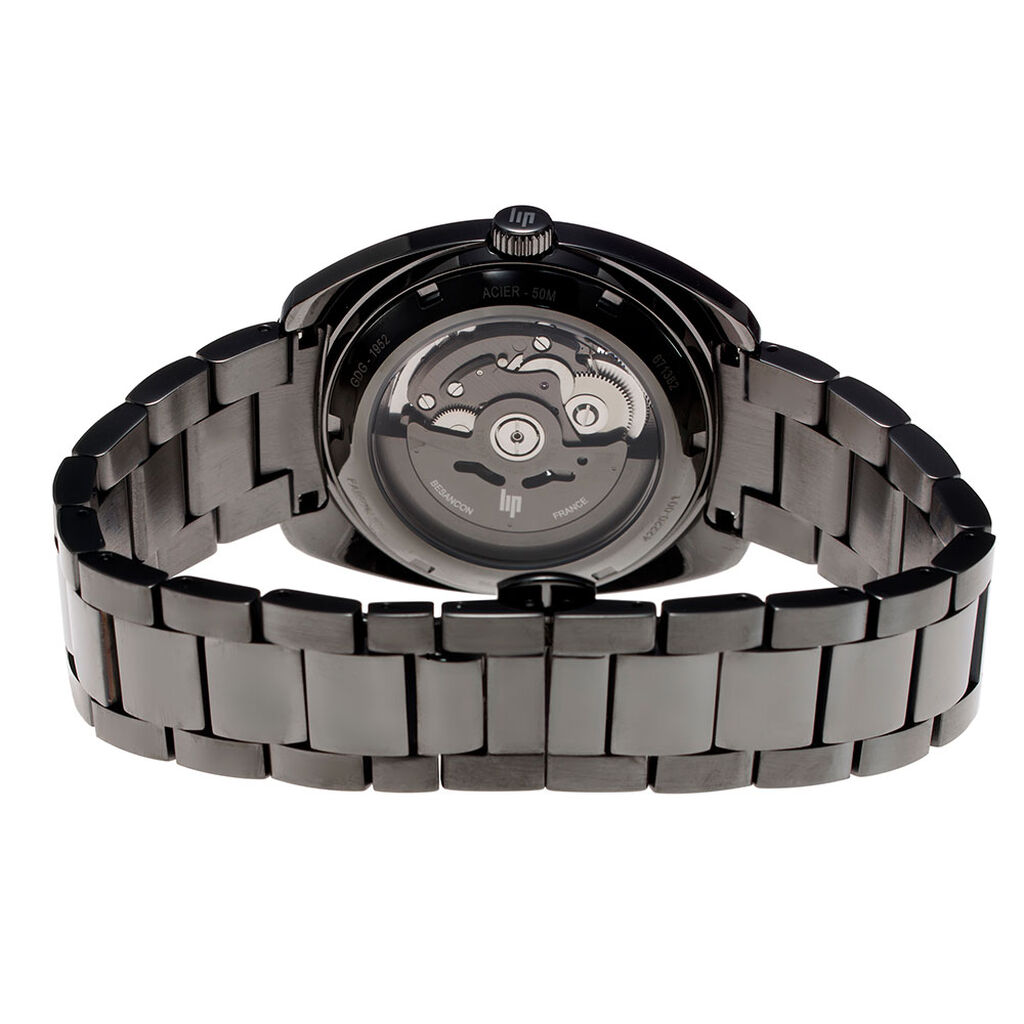 Montre Lip General De Gaulle Auto Squelette Gris - Id&eacute;es cadeaux Homme | Histoire d&rsquo;Or