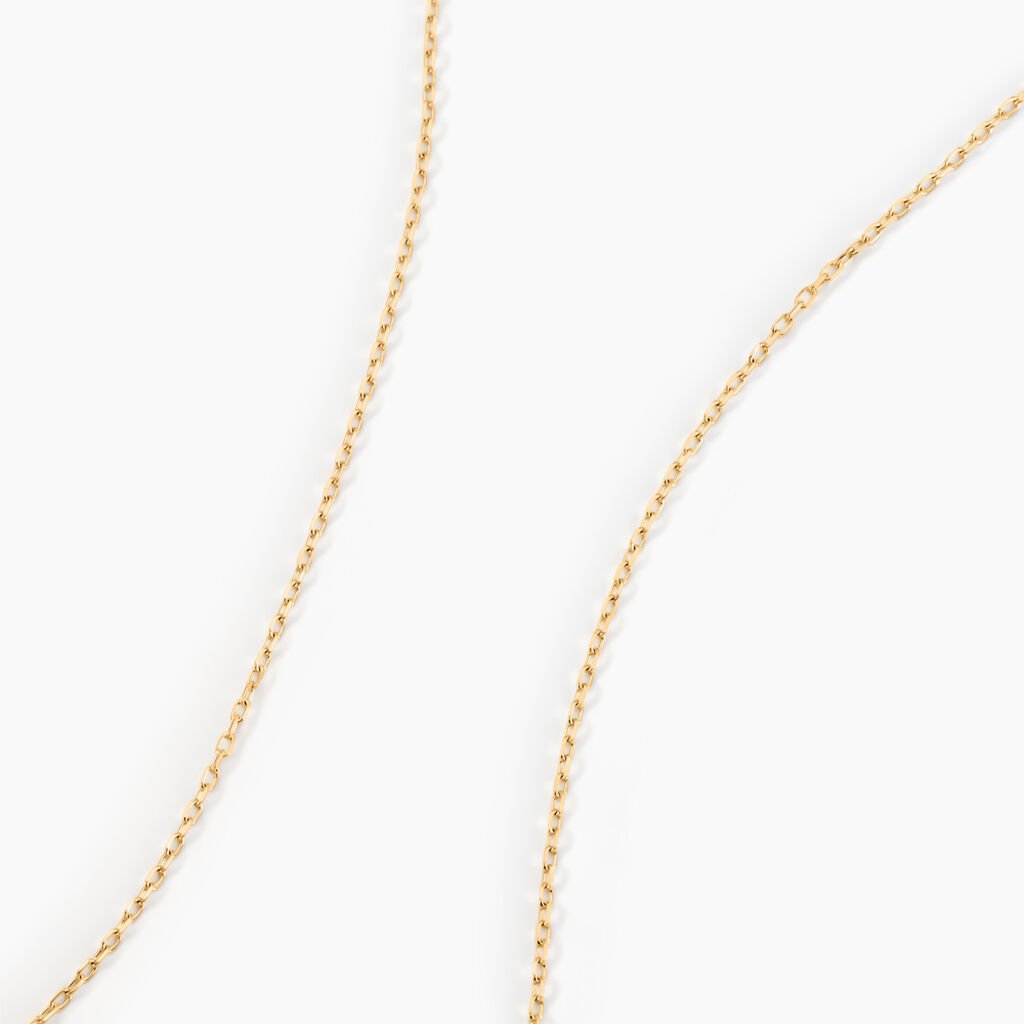 Chaîne Igoa Maille Forçat Diamantee Or Jaune - Chaines Femme | Histoire d’Or
