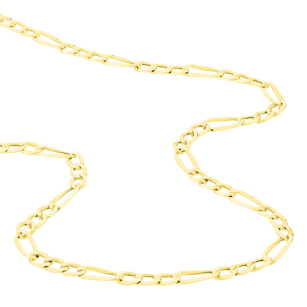 Cha&icirc;ne Cameo Maille Alternee 1/3 Or Jaune - Chaines Homme | Histoire d&rsquo;Or