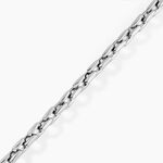 Bracelet Tariq Acier Blanc - F&ecirc;te des p&egrave;res Homme | Histoire d&rsquo;Or