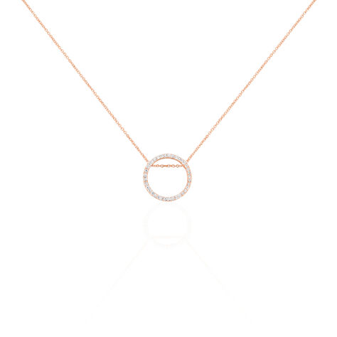 Collier Alysone Argent Rose Oxyde De Zirconium - Colliers fantaisie Femme | Histoire d’Or