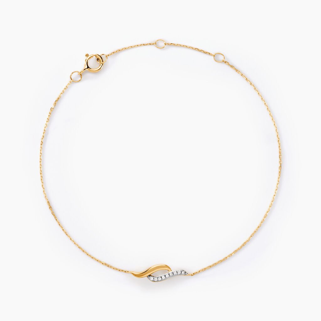 Bracelet Tylane Or Jaune Diamant - Bracelets Femme | Histoire d’Or