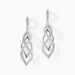 Boucles D'oreilles Pendantes Malika Argent Blanc Oxyde De Zirconium - Boucles d'oreilles pendantes Femme | Histoire d’Or