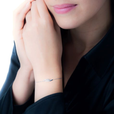 Bracelet Delphine Or Blanc Diamant - Bracelets Femme | Histoire d’Or