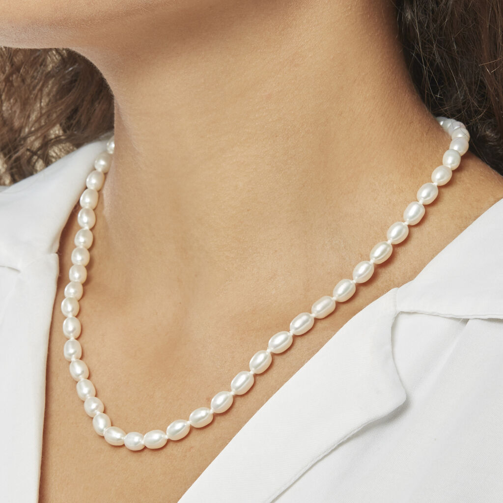 Collier Giustina Or Jaune Perle De Culture - Colliers Femme | Histoire d’Or