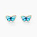 Boucles D'oreilles Puces Sulivia Papillon Or Jaune - Clous d'oreilles Enfant | Histoire d’Or