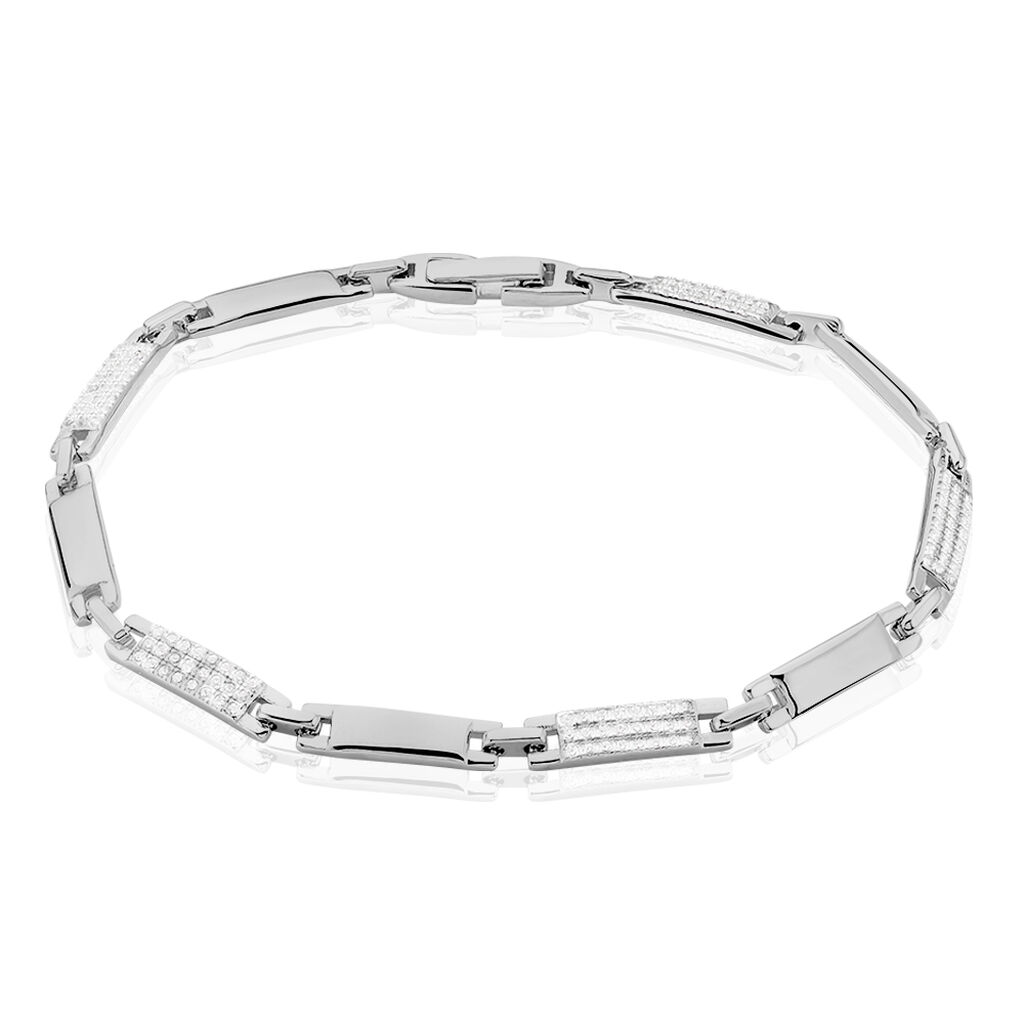 Bracelet Celina Argent Blanc Oxyde De Zirconium