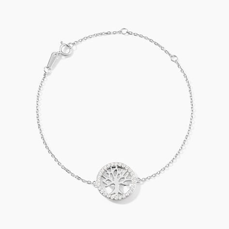 Bracelet Galla Argent Blanc Oxyde De Zirconium - Nouveautés Femme | Histoire d’Or