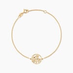 Bracelet Dahlila Argent Dor&eacute; A L'Or 750/1000 - Bracelets Boheme Femme | Histoire d&rsquo;Or