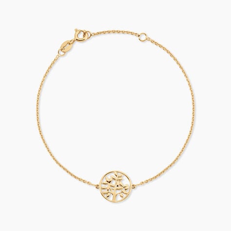 Bracelet Dahlila Argent Dor&eacute; A L'Or 750/1000 - Bracelets Boheme Femme | Histoire d&rsquo;Or